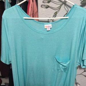 LuLaRoe 3X Plus Size Turquoise Carly